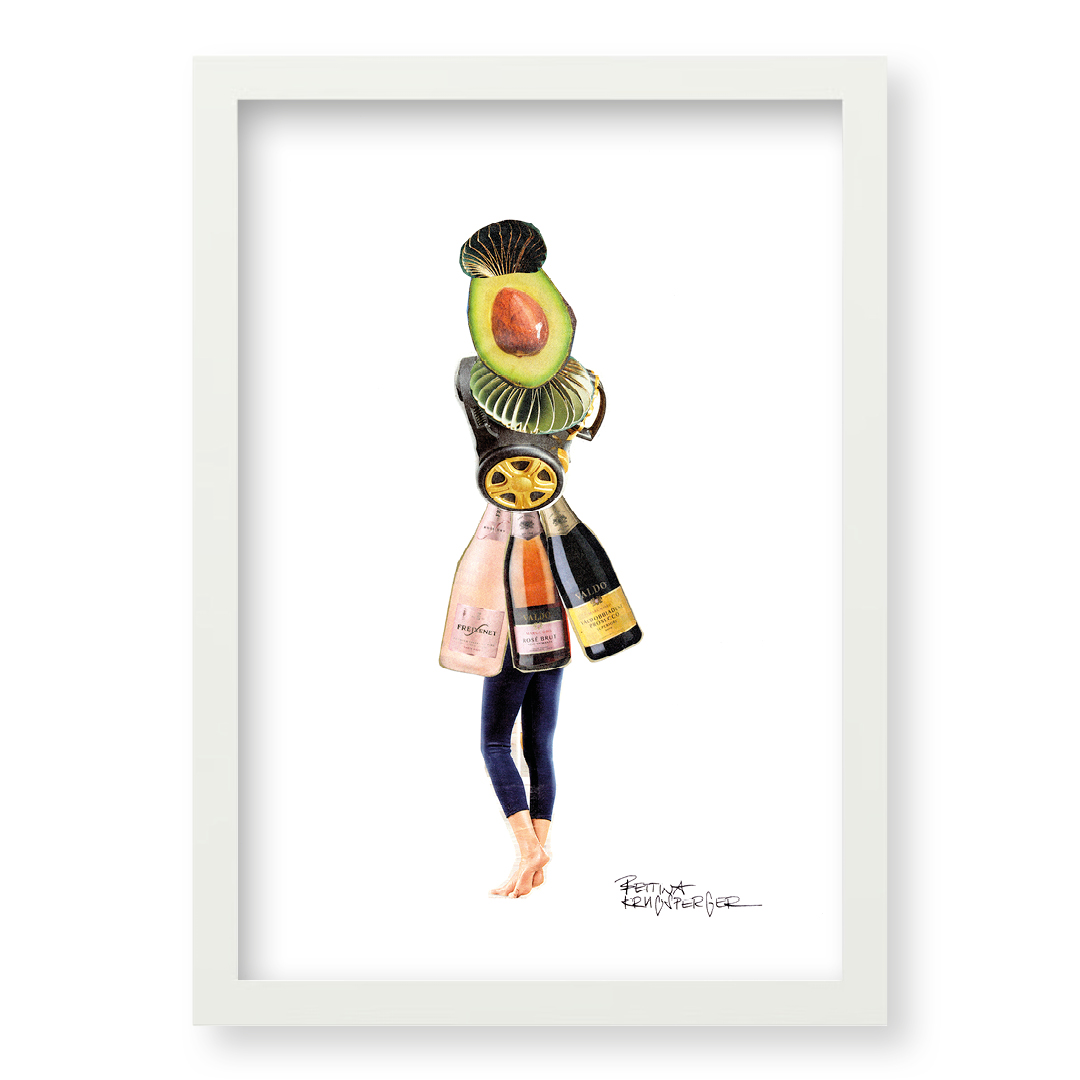 Bettina Krugsperger-SmL-Artwork-Frame-40-Avocado Girl