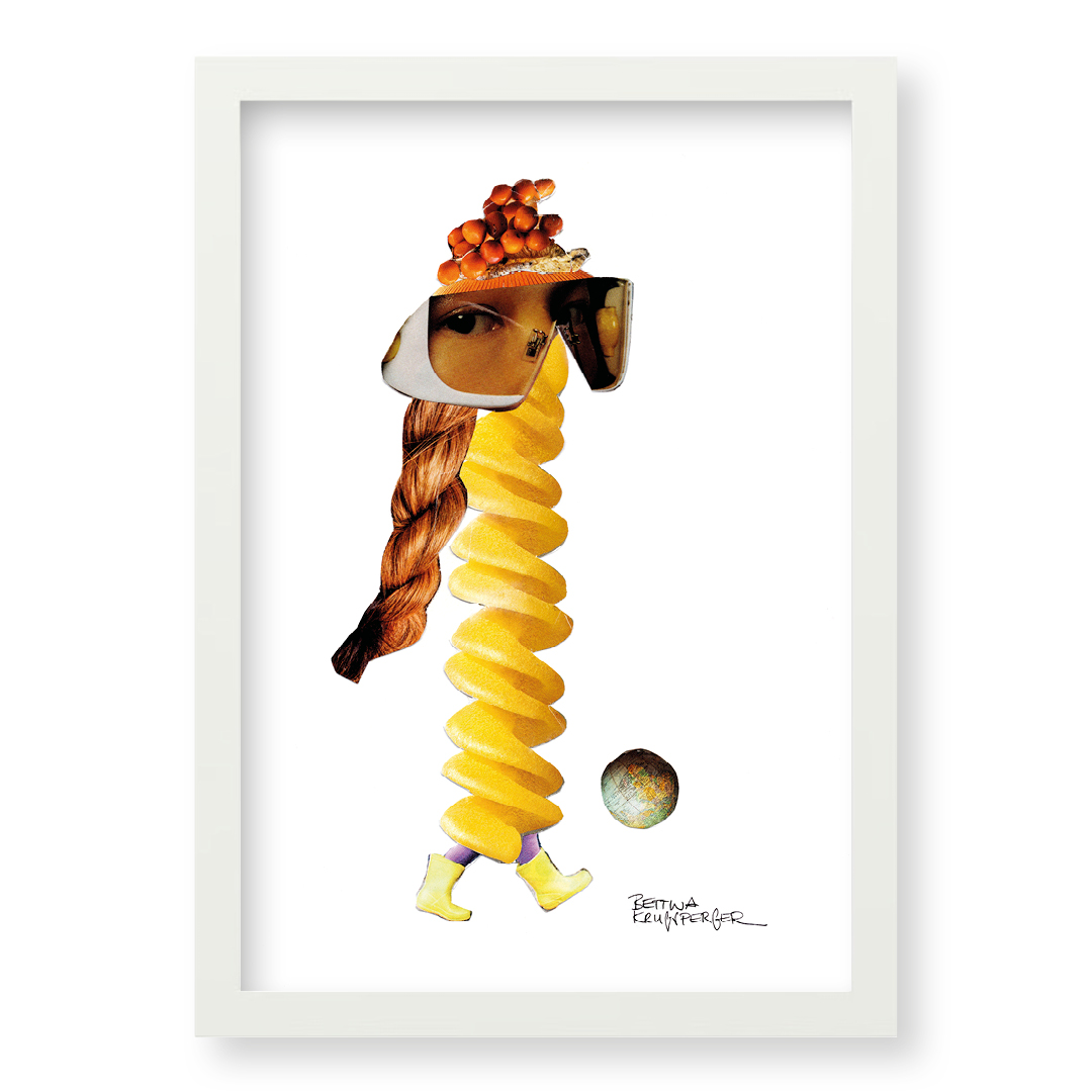 Bettina Krugsperger-SmL-Artwork-Frame-49-Pasta Girl